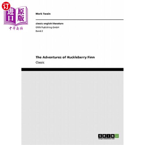 海外直订The Adventures of Huckleberry Finn 哈克贝利·费恩历险记