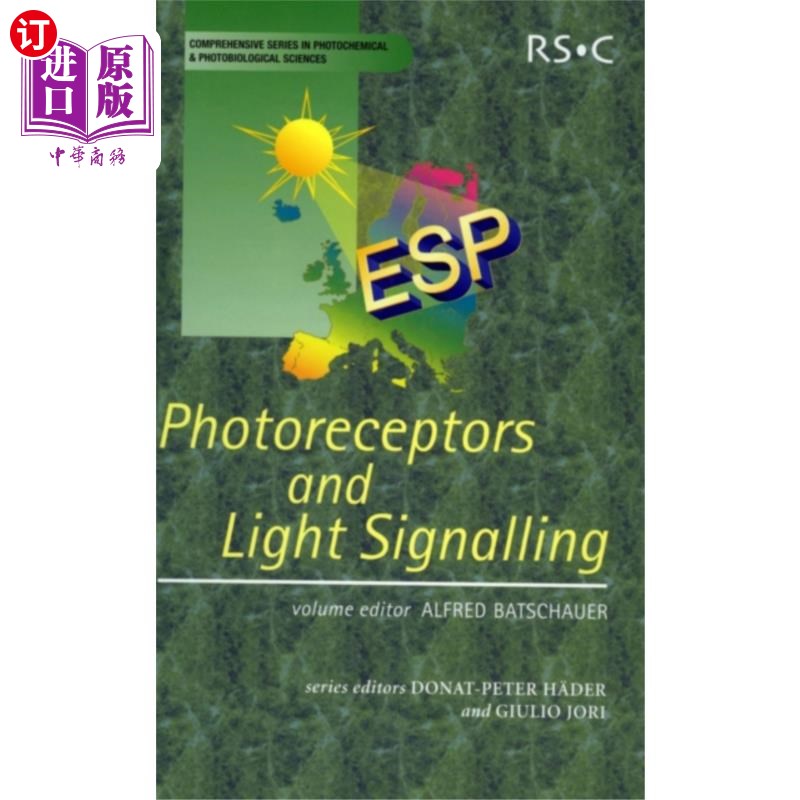 海外直订Photoreceptors and Light Signalling 光感受器与光信号