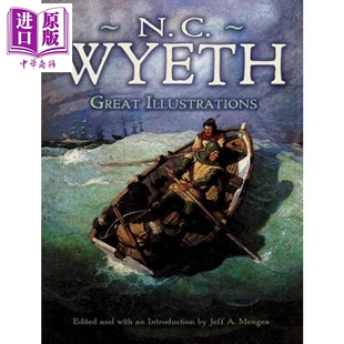 进口艺术 Illustrations N.C.怀斯 伟大插图 现货 中商原版 Great