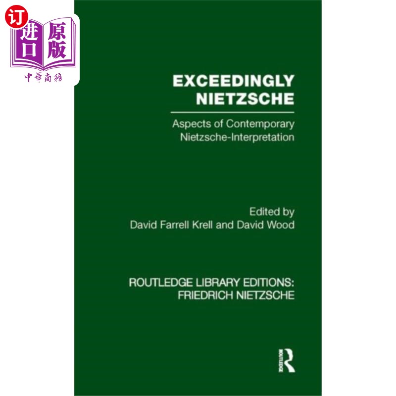 海外直订Exceedingly Nietzsche 极其尼采
