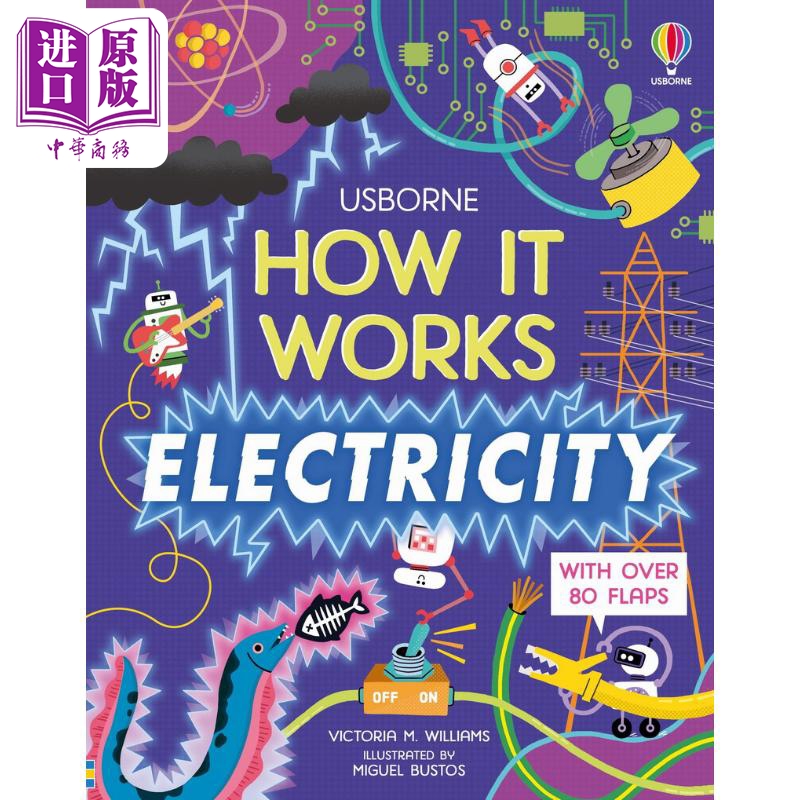 How It Works: Electricity 电是如何工作的 英文原版进口图书 儿童科普绘本 知识百科图书 精装纸板童书儿童读物【中商原版?