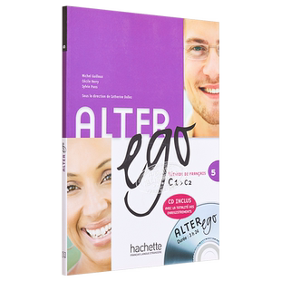 Alter Ego 法语教材 C1-C2 学生用书 附音频 Alter Ego Niveau 5 法文原版 Collectif 教学 文化【中商原版】
