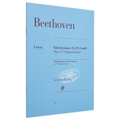 Piano Sonata n 23 f minor op57 Appassionata 进口艺术 贝多芬热情 第23钢琴奏鸣曲 F小调 op57【中商原版】