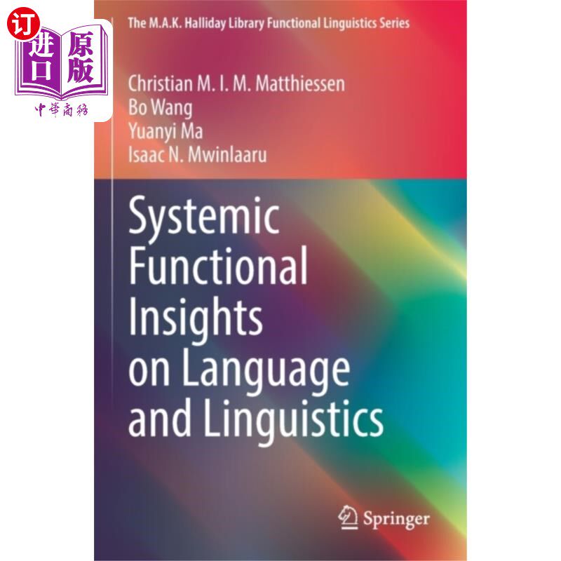 海外直订Systemic Functional Insights on Language and Lin... 语言和语言学的系统功能洞察