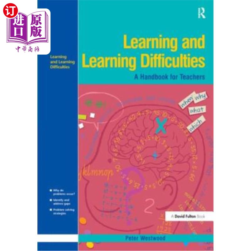 海外直订Learning and Learning Difficulties: Approaches to Teaching and Assessment 学习与学习困难:教学与评估方法