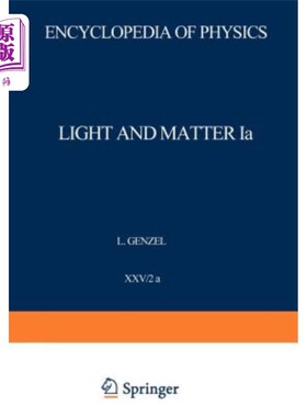 海外直订Light and Matter Ia / Licht Und Materie Ia 光与物质