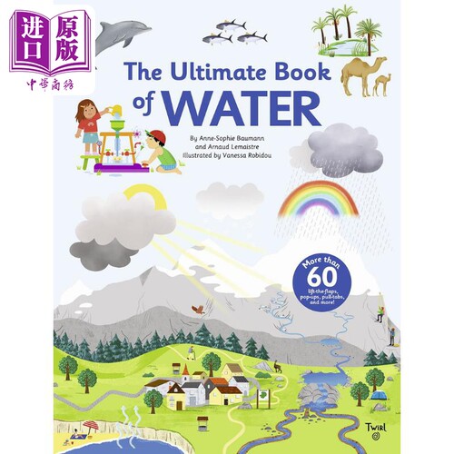 The Ultimate Book of Water 水之书 英文原版 进口图书 早教认知纸板书 儿童绘本图画书 精品绘本 知识百科图书【中商原版】
