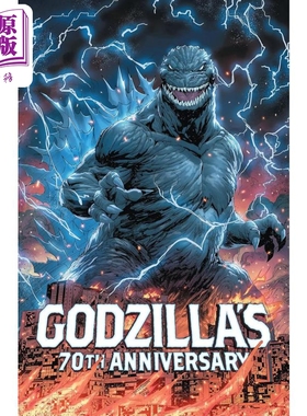 预售 哥斯拉70周年 英文原版 zillas 70th Anniversary 漫画小说 影视相关 怪兽【中商原版】