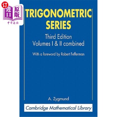 按需印刷Trigonometric Series: Volumes I & II Combines 三角级数：卷I和卷II组合