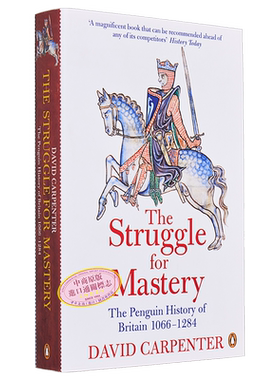 企鹅英国史 英国 1066-1284 英文原版 The Penguin History of Britain The Struggle for Mastery Carpenter【中商原版】