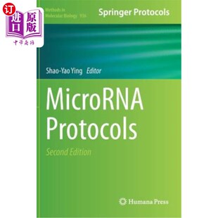 海外直订医药图书Microrna Protocols microRNA协议