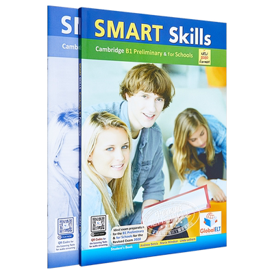 Cambridge English Smart Skills for B1 Preliminary Exam 剑桥少儿国际英语PET考试技巧B1自学 练习+答案 7-12岁【中商原版
