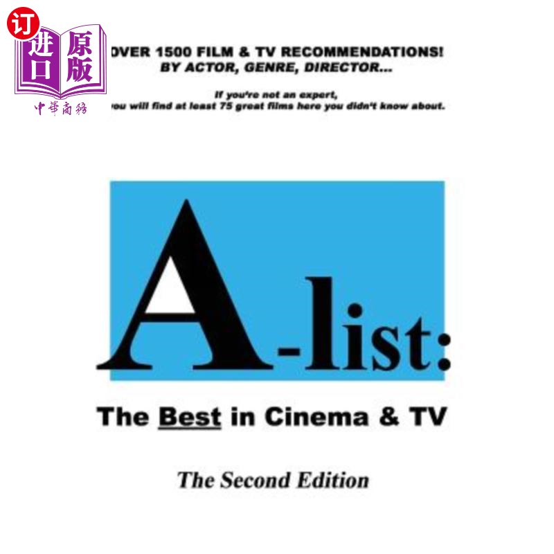 海外直订A-list: The Best in Cinema & TV, The Second Edition A-list:最佳电影和电视,第二版