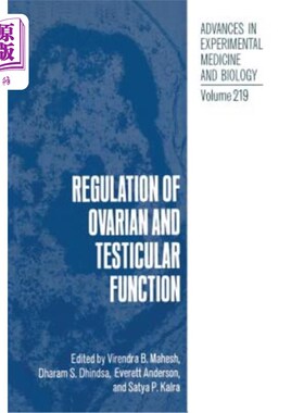 海外直订医药图书Regulation of Ovarian and Testicular Function 卵巢和睾丸功能的调节