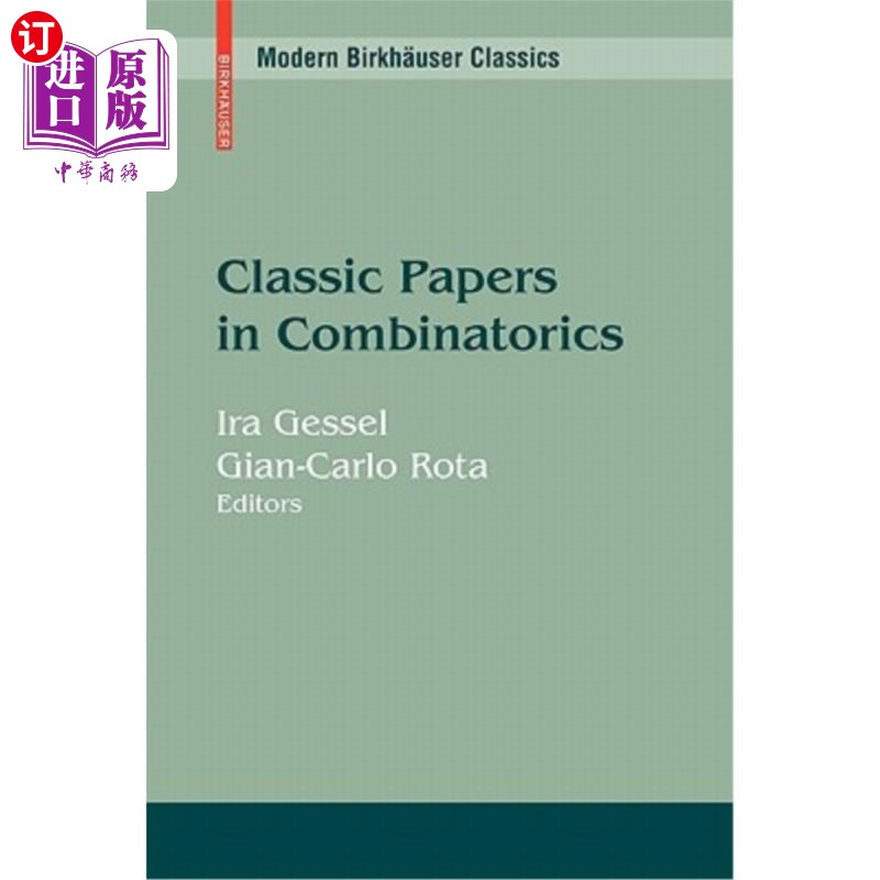 海外直订Classic Papers in Combinatorics 组合数学经典论文