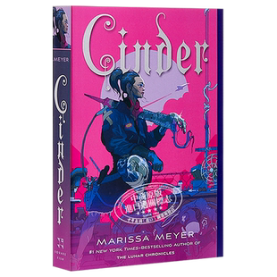 月族 1 英文原版 Lunar Chronicles 01 Cinder 科幻冒险畅销小说 豆瓣年度读书榜单 Marissa Meyer 玛丽莎梅尔【中商原版】