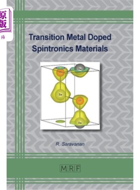 海外直订Transition Metal Doped Spintronics Materials 过渡金属掺杂自旋电子学材料