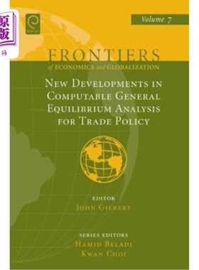 海外直订New Developments in Computable General Equilibrium Analysis for Trade Policy 贸易政策可计算一般均衡分析的新