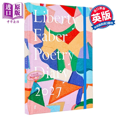 费伯诗歌日记 2027 Liberty Faber Poetry Diary 2027 英文原版 Various Poets 诗歌收录【中商原版】
