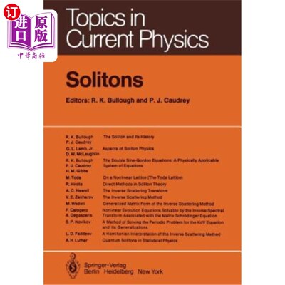 海外直订Solitons 孤子