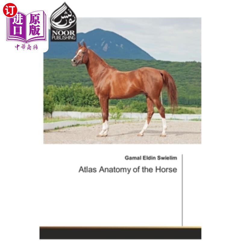 海外直订医药图书atlas anatomy of the horse 马的解剖图谱