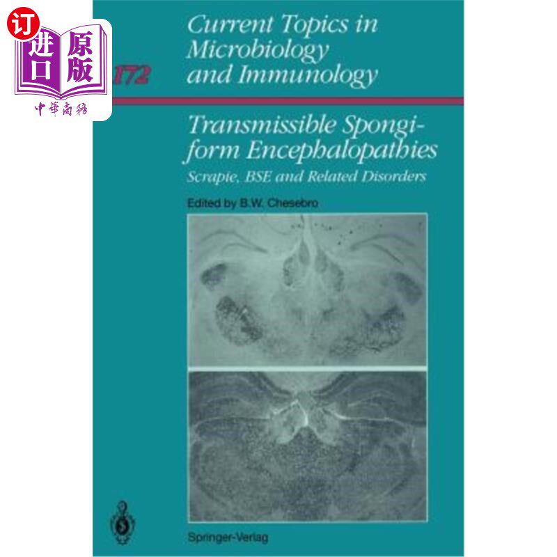 海外直订医药图书Transmissible Spongiform Encephalopathies:: Scrapie, Bse and Related Human Disor 传染性海绵状脑病: