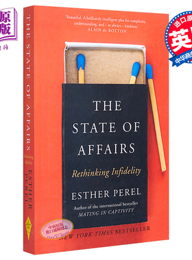 危险关系 爱 背叛与修复之路 豆瓣高分 英文原版 The State Of Affairs 亲密关系 婚姻 心理学 情感 Esther Perel【中商原版?