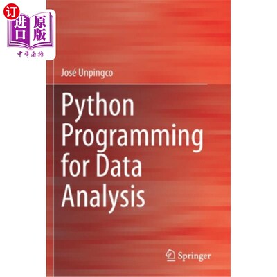 海外直订Python Programming for Data Analysis 用于数据分析的Python编程