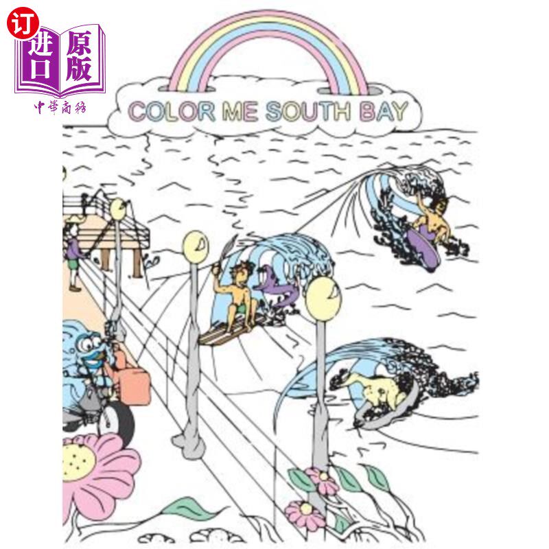 海外直订Color Me South Bay: Coloring Book 彩我南湾：彩绘书