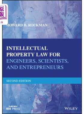 海外直订Intellectual Property Law for Engineers, Scienti... 工程师、科学家和企业家知识产权法第二版