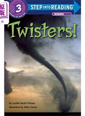 Step into Reading Step 3 Twisters! 兰登阅读进阶3：龙卷风！百科 英文原版 儿童绘本 分级阅读 Lucille Rechet Pen【中商?