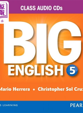 现货 朗文培生英语5级（教材光盘）Big English 5 Class Audio英文原版 儿童英语学习参考资料 进口图书 Pearson【中商原版】
