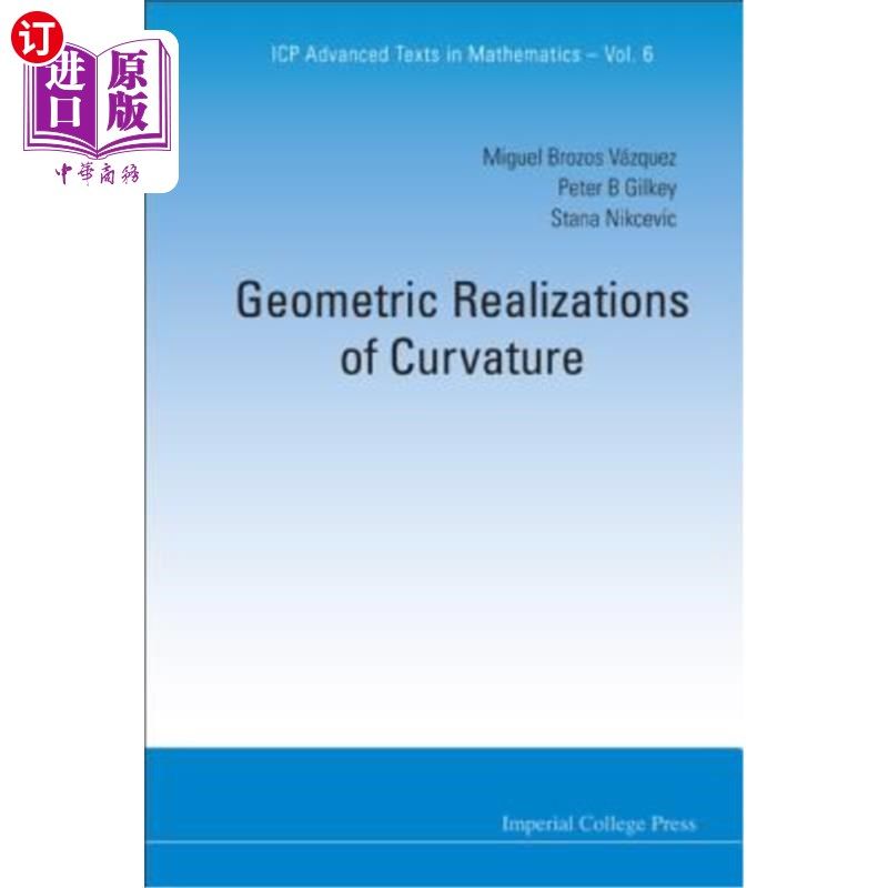 海外直订Geometric Realizations of Curvature 曲率的几何实现