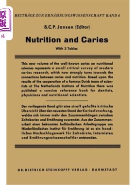 海外直订医药图书Nutrition and Caries 营养和龋齿