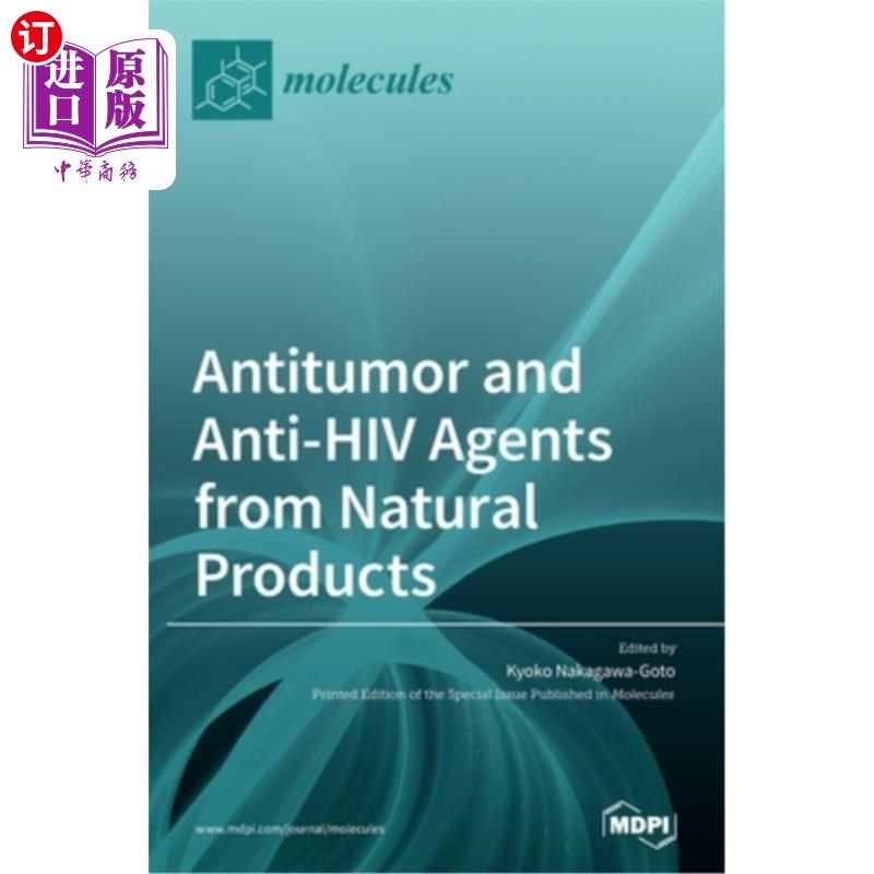 海外直订医药图书Antitumor and Anti-HIV Agents from Natural Products 天然产品的抗肿瘤和抗艾滋病毒制剂