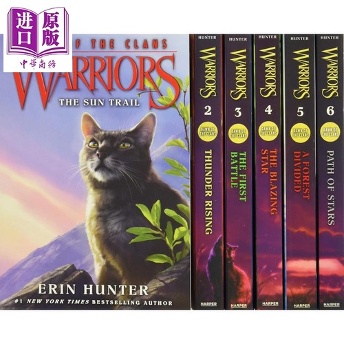 猫武士五部曲·族群黎明套装1-6