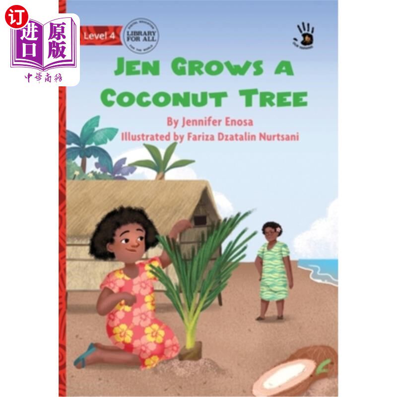 海外直订Jen Grows a Coconut Tree - Our Yarning 珍种了一棵椰子树——我们的故事