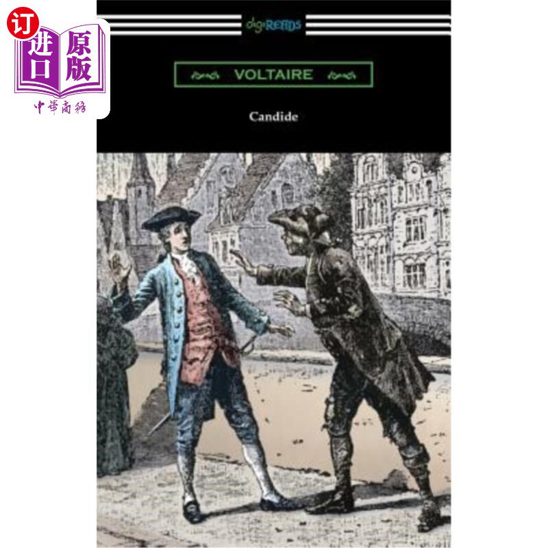 海外直订Candide (Illustrated by Adrien Moreau with Introductions by Philip Littell and J 坎迪德（由阿德里安·莫劳（A