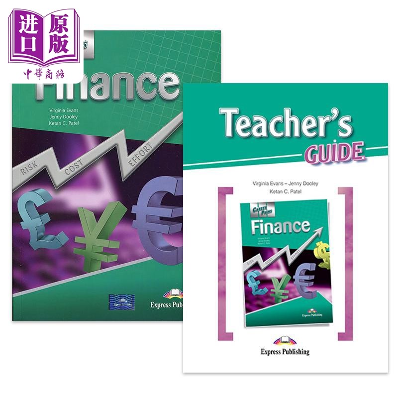 Career Paths Finance ESP 职业道路系列金融专业财务教师指南+学生用书套装 经济商务术语词汇 带电子书英文原版【中商原版?