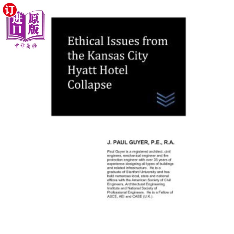 海外直订Ethical Issues from the Kansas City Hyatt Hotel Collapse