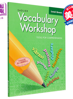 Vocabulary Workshop 2020 Student Grade 3 词汇工作坊学生书三年级 小学英语练习 英文原版 进口教材教辅图书【中商原版】