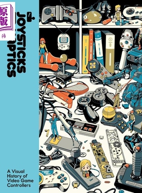 从摇杆到触感 电子游戏控制器的视觉历史 Joysticks to Haptics  英文原版 Lost in Cult 电子游戏历史 休闲娱乐【中商原版】