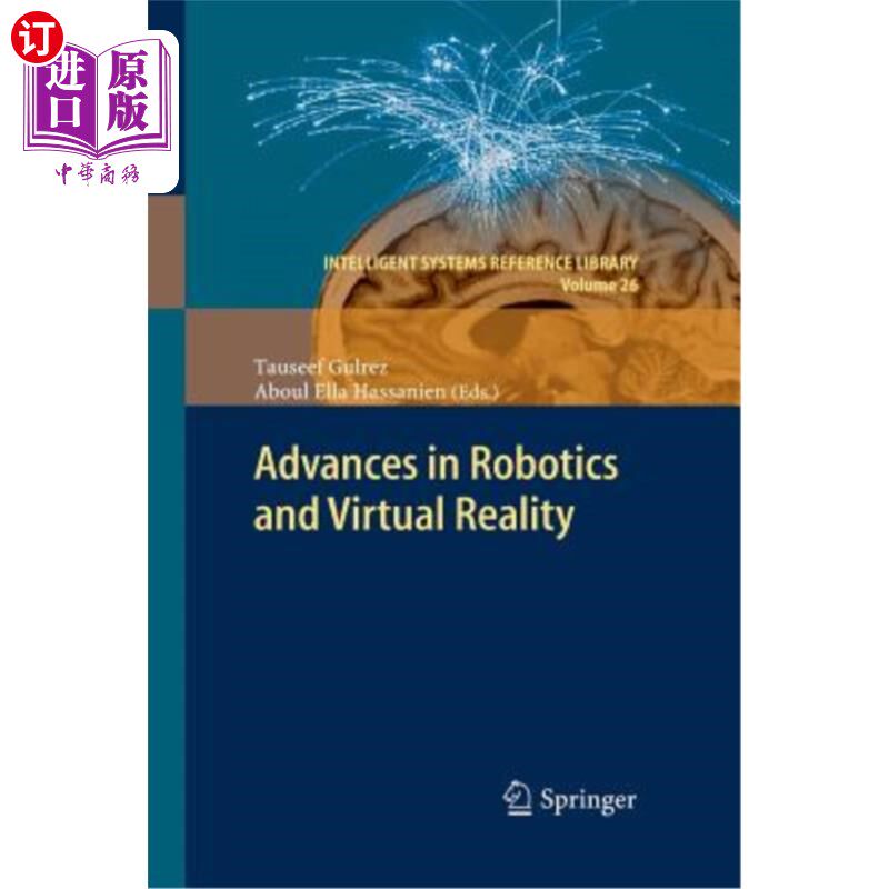 海外直订Advances in Robotics and Virtual Reality 机器人技术和虚拟现实的进展