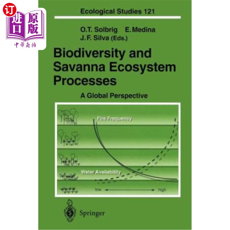 海外直订Biodiversity and Savanna Ecosystem Processes: A Global Perspective 生物多样性和稀树草原生态系统过程：全球视角