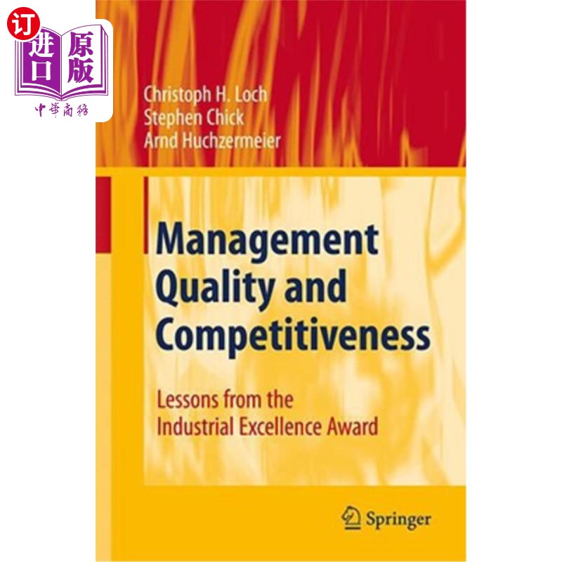 海外直订Management Quality and Competitiveness: Lessons from the Industrial Excellence A 管理质量和竞争力:来自工业