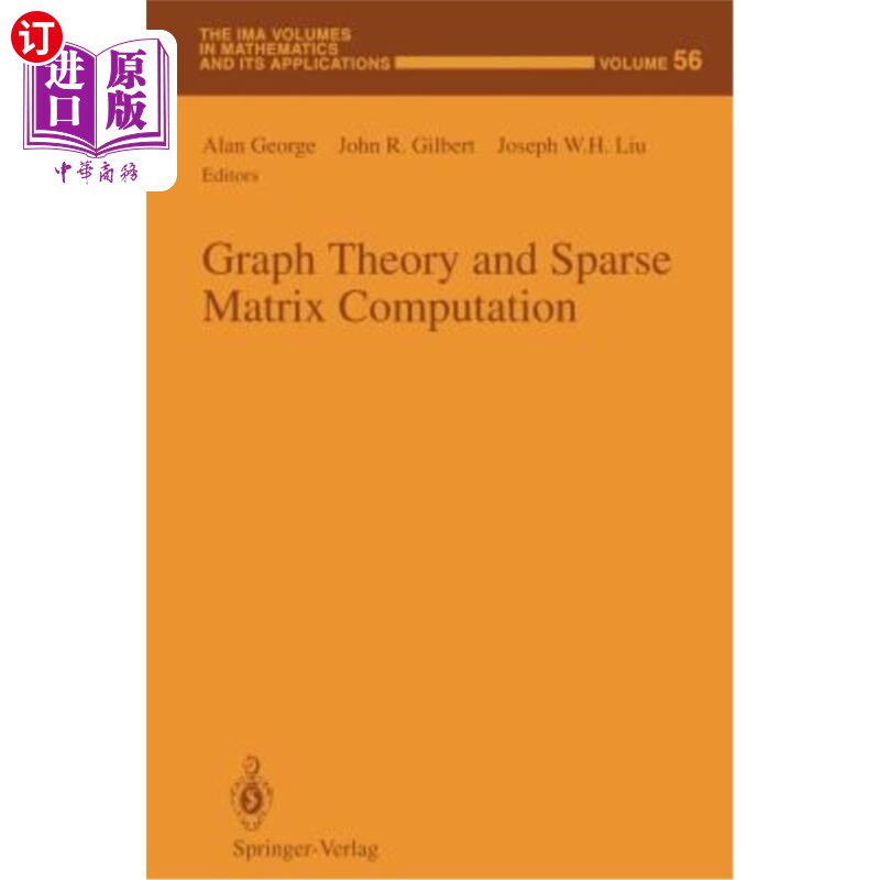 海外直订Graph Theory and Sparse Matrix Computation 图论与稀疏矩阵计算