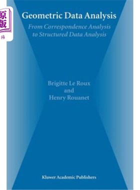 海外直订Geometric Data Analysis: From Correspondence Analysis to Structured Data Analysi 几何数据分析:从对应分析到