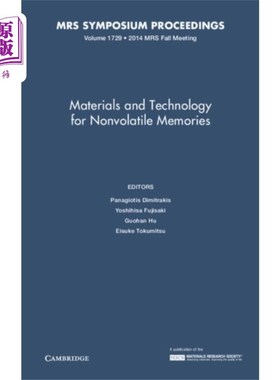 海外直订Materials and Technology for Nonvolatile Memorie... 非易失性存储器的材料和技术:1729卷