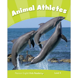 Pearson English kids readers培生小学&初中英语分级绘本4级 动物运动员Animal Athletes蓝思值600L中心词800【中商原版】
