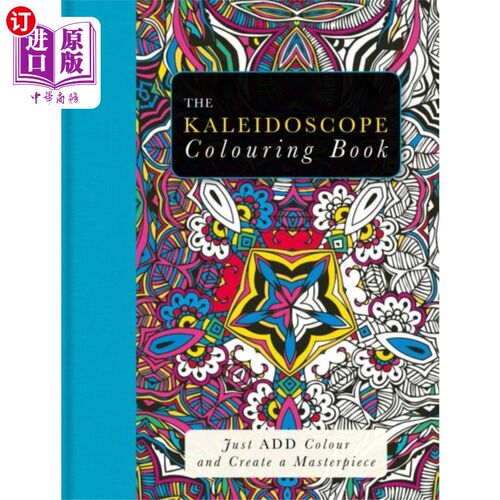 海外直订Kaleidoscope Colouring Book 万花筒色彩的书